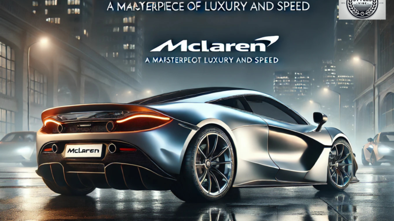 Discover The Exclusive Make1m Mclaren: A Masterpiece Of Luxury And Speed